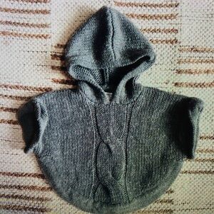 Cozy Gray Kids Hooded Sweater
